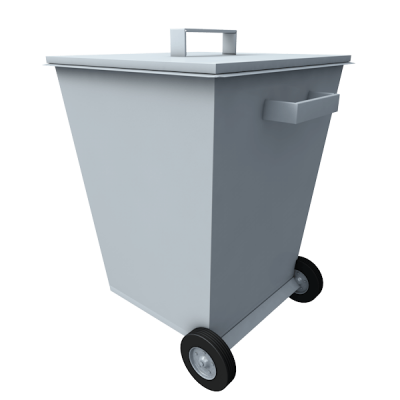 Металлические мусорные контейнеры для ТБО на 120 литров