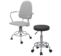 Офисные стулья и табуретки
